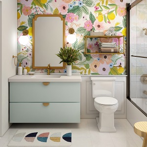 Цветная и яркая ванная комната: как преобразить санузел в Среднеколымске - srednekolymsk.mebel54.com | фото