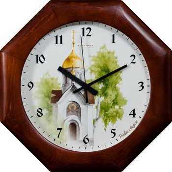 Часы настенные ДС-ВБ28-152 РУСЬ в Среднеколымске - srednekolymsk.mebel54.com | фото