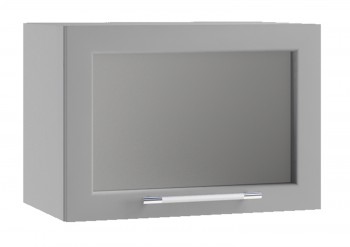 Гарда ПГС 500 шкаф верхний горизонтальный со стеклом Джинс в Среднеколымске - srednekolymsk.mebel54.com | фото