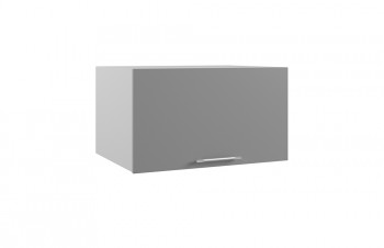 Корато ГВПГ 800 шкаф верхний горизонтальный высокий (Кварц черный/корпус Серый) в Среднеколымске - srednekolymsk.mebel54.com | фото
