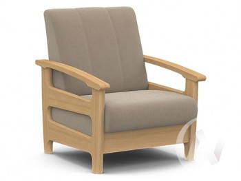 Кресло для отдыха Омега (бук лак/CATANIA LATTE) в Среднеколымске - srednekolymsk.mebel54.com | фото