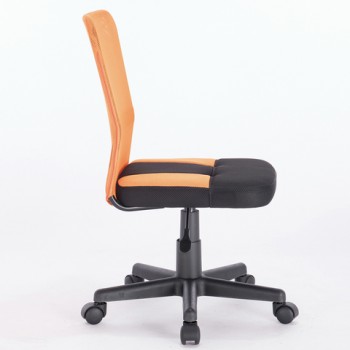 Кресло компактное BRABIX Smart MG-313 (черный, оранжевый) в Среднеколымске - srednekolymsk.mebel54.com | фото
