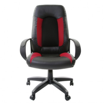 Кресло офисное BRABIX Strike EX-525 (черно-красный) в Среднеколымске - srednekolymsk.mebel54.com | фото