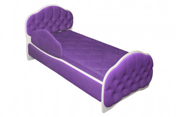 Кровать 170 Гармония 32 Фиолетовый (мягкий бортик) в Среднеколымске - srednekolymsk.mebel54.com | фото