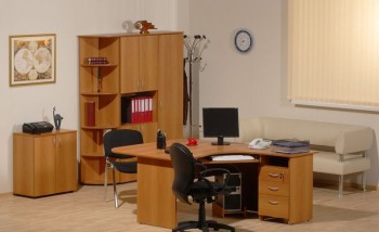 Мебель для персонала Рубин 42 Светлый миланский орех в Среднеколымске - srednekolymsk.mebel54.com | фото