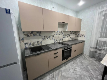 Модульная кухня Норд 2,5 м (Софт какао/Белый) в Среднеколымске - srednekolymsk.mebel54.com | фото