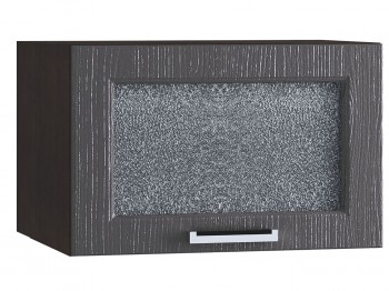 Шкаф верхний горизонтальный со стеклом 510, ШВГС 510 (Клен серый/корпус венге) в Среднеколымске - srednekolymsk.mebel54.com | фото