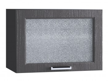 Шкаф верхний горизонтальный со стеклом 609, ШВГС 609 (Клен серый/корпус венге) в Среднеколымске - srednekolymsk.mebel54.com | фото