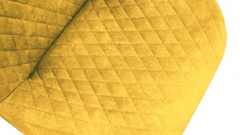 Стул «Оливер» К3 Белый/Микровелюр Wellmart Yellow в Среднеколымске - srednekolymsk.mebel54.com | фото